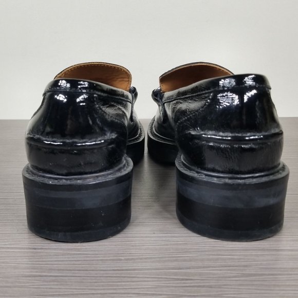 rag & bone 'Curtis' Loafer Black Patent Textured Leather, Womens Size 7 US / 37 - Picture 5 of 12